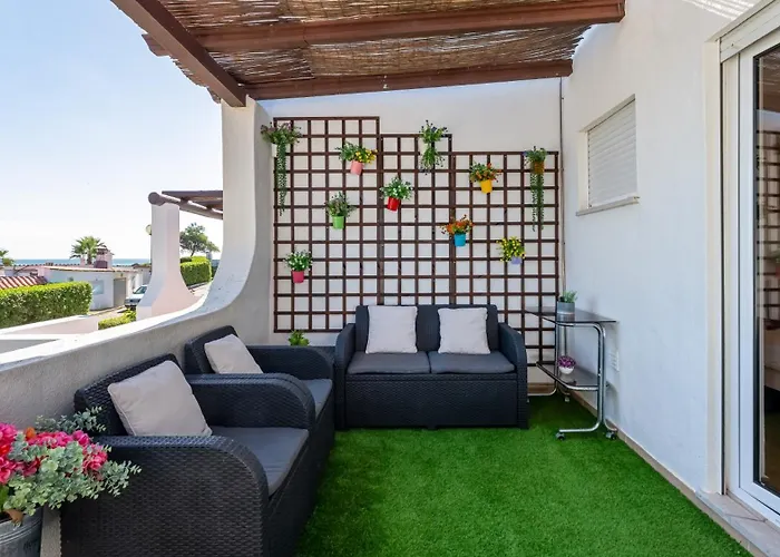 Ocean View 3 Bdr House With Patio By Lovelystay * Porches (Algarve)